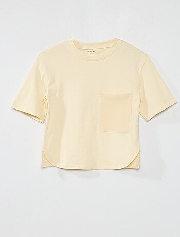 T-shirt à manches courtes en coton - Kiabi