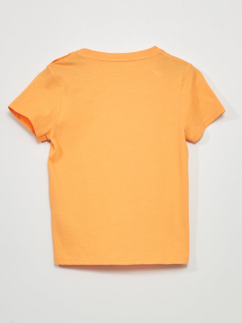 Haut Manches Courtes Fille T-shirt Manches Courtes Fille Fox & Box - Coton Doux, Motifs Dessin Animé Renard Et Boîte