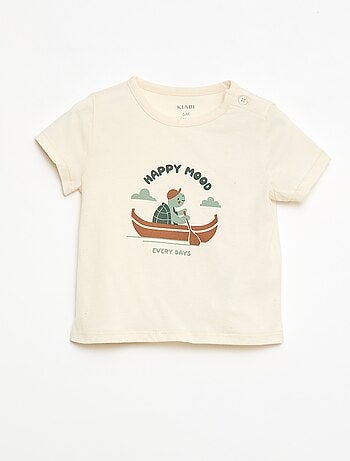T-shirt à manches courtes en jersey de coton