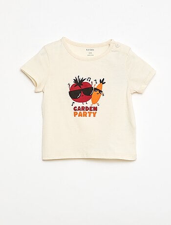 T-shirt à manches courtes en jersey de coton