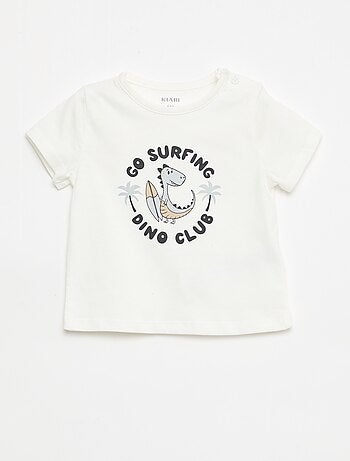 T-shirt à manches courtes en jersey de coton