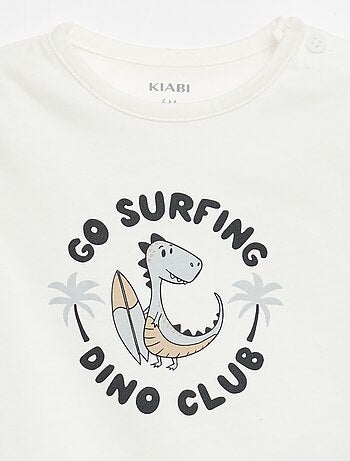 T-shirt à manches courtes en jersey de coton