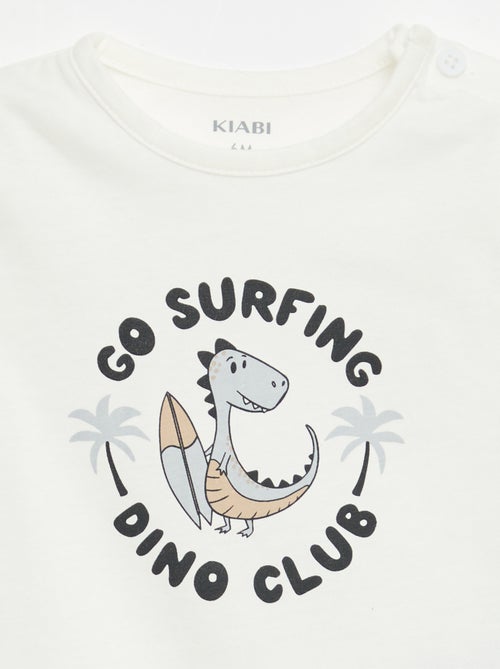 T-shirt à manches courtes en jersey de coton - Kiabi