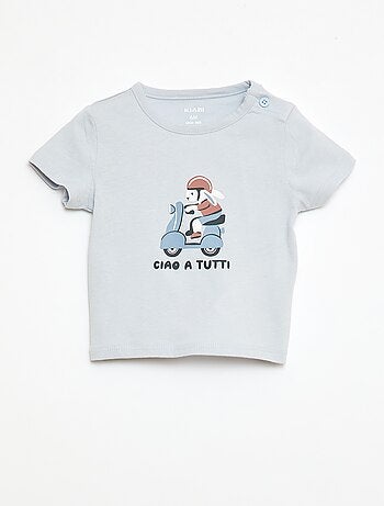 T-shirt à manches courtes en jersey de coton
