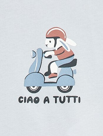 T-shirt à manches courtes en jersey de coton