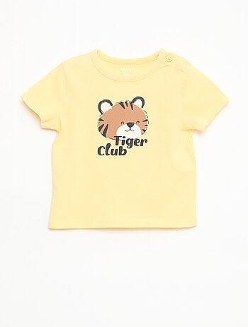 T-shirt à manches courtes en jersey de coton