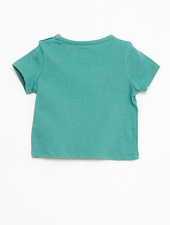 T-shirt à manches courtes en jersey de coton