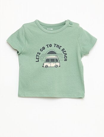 T-shirt à manches courtes en jersey de coton