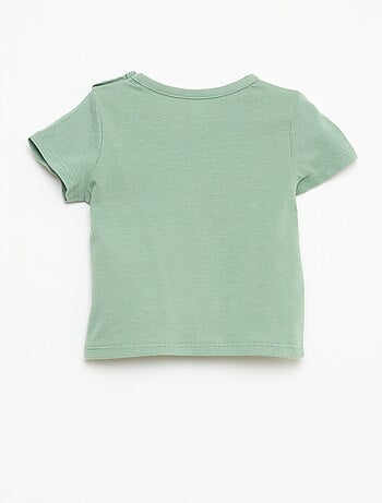 T-shirt à manches courtes en jersey de coton