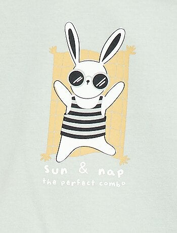 T-shirt à manches courtes en jersey de coton