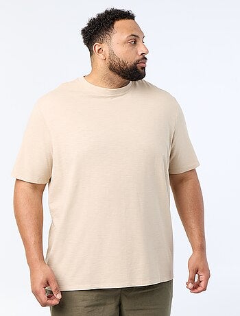T-shirt à manches courtes en maille jersey fantaisie
