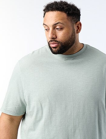 T-shirt à manches courtes en maille jersey fantaisie