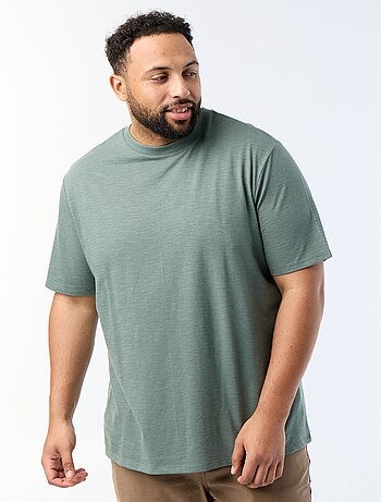 T-shirt à manches courtes en maille jersey fantaisie