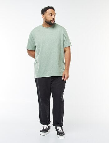 T-shirt à manches courtes en maille texturée