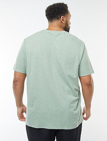 T-shirt à manches courtes en maille texturée