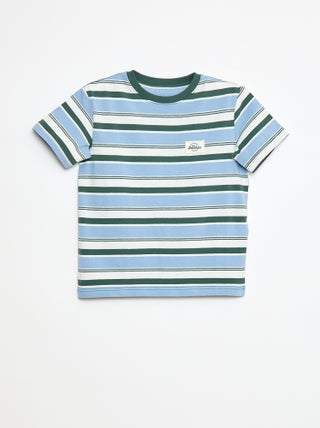 T-shirt à manches courtes et à rayures