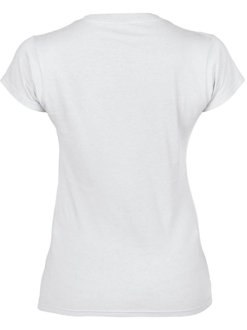 T-shirt à manches courtes et col en v - gildan Blanc - Kiabi