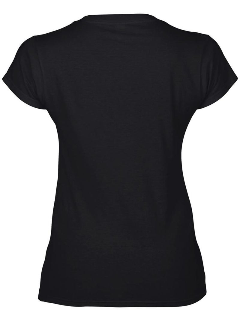 T-shirt à manches courtes et col en v - gildan Noir - Kiabi