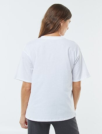 T-shirt à manches courtes et col rond 'Disney'