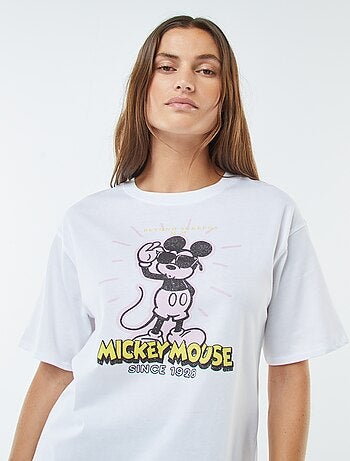 T-shirt à manches courtes et col rond 'Disney'