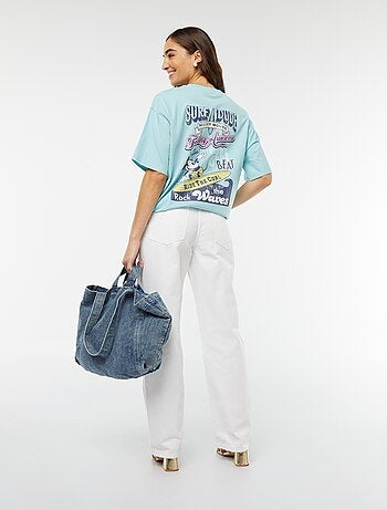 T-shirt à manches courtes et col rond 'Disney'