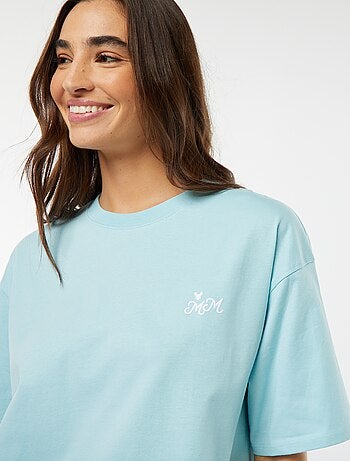 T-shirt à manches courtes et col rond 'Disney'