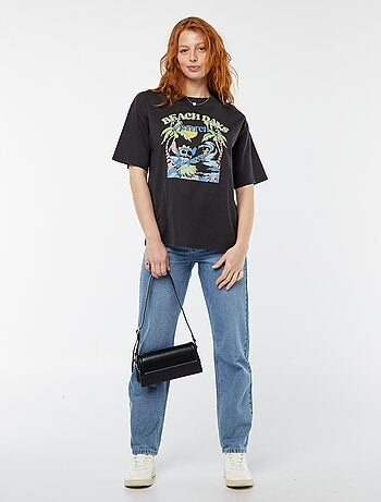 T-shirt à manches courtes et col rond 'Disney'