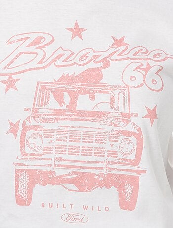 T-shirt à manches courtes et col rond 'Ford'