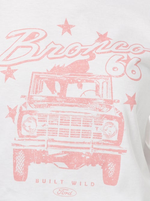 T-shirt à manches courtes et col rond 'Ford' - Kiabi