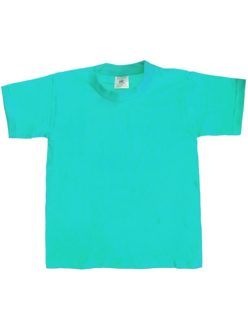 T-shirt à manches courtes exact 190 pour enfant - b and c Bleu lagon - Kiabi