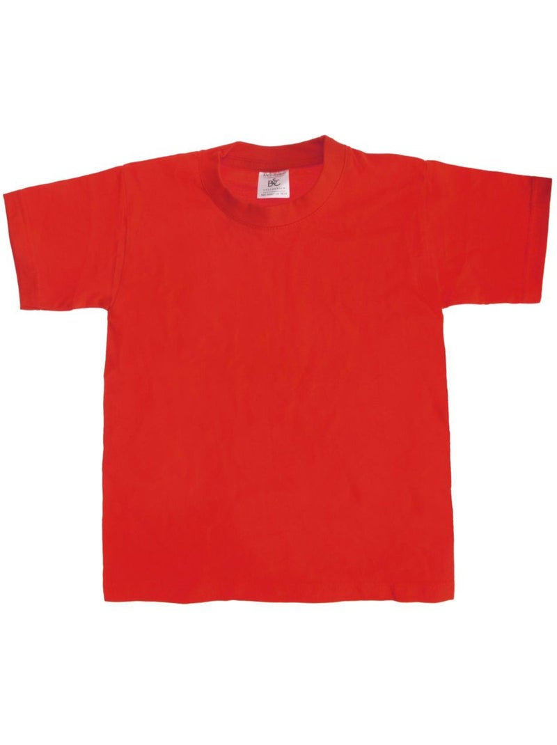 T-shirt à manches courtes exact 190 pour enfant - b and c Rouge - Kiabi