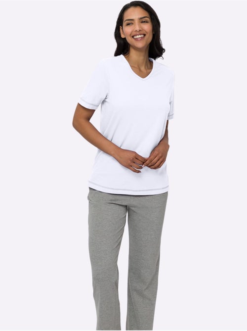 T-shirt à Manches Courtes Fentes Sur Les Côtés - Taille Standard - Moda Vilona - Kiabi T-shirt à Manches Courtes Fentes Sur Les Côtés - Taille Standard - Moda Vilona - Kiabi