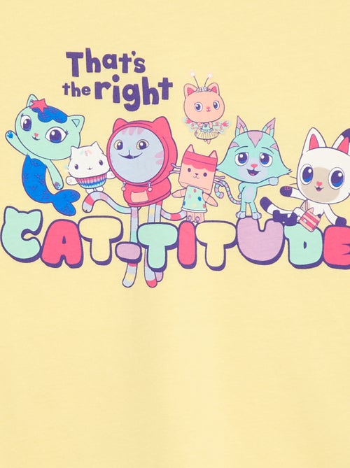 T-shirt à manches courtes 'Gabby et la maison magique' 'Universal' - Kiabi