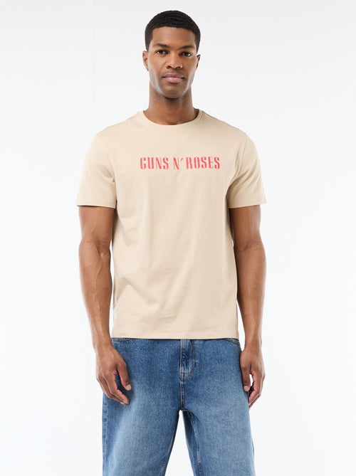 T-shirt à manches courtes 'Guns N' Roses' - Kiabi