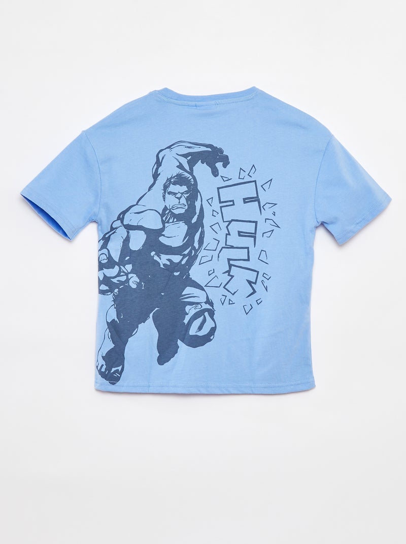 T-shirt à manches courtes 'Hulk' BLEU - Kiabi