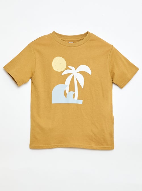 T-shirt à manches courtes imprimé - Kiabi