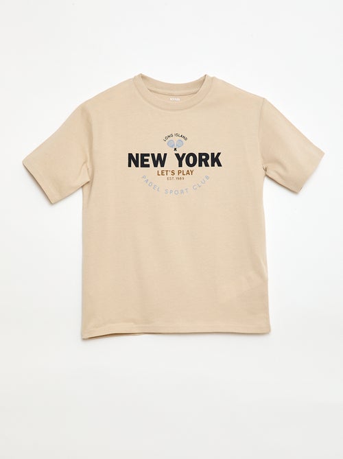 T-shirt à manches courtes imprimé - Kiabi
