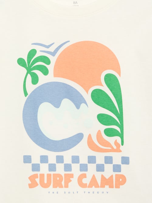 T-shirt à manches courtes imprimé - Kiabi