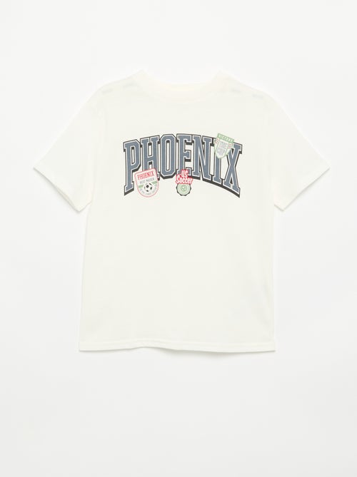 T-shirt à manches courtes imprimé - Kiabi T-shirt à manches courtes imprimé - Kiabi