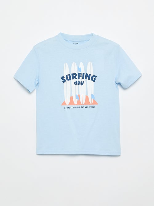 T-shirt à manches courtes imprimé - Kiabi