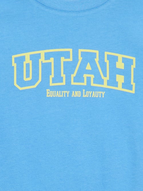 T-shirt à manches courtes imprimé - Kiabi