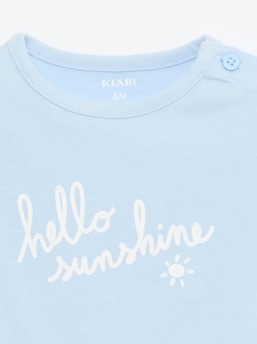 T-shirt à manches courtes imprimé - Kiabi
