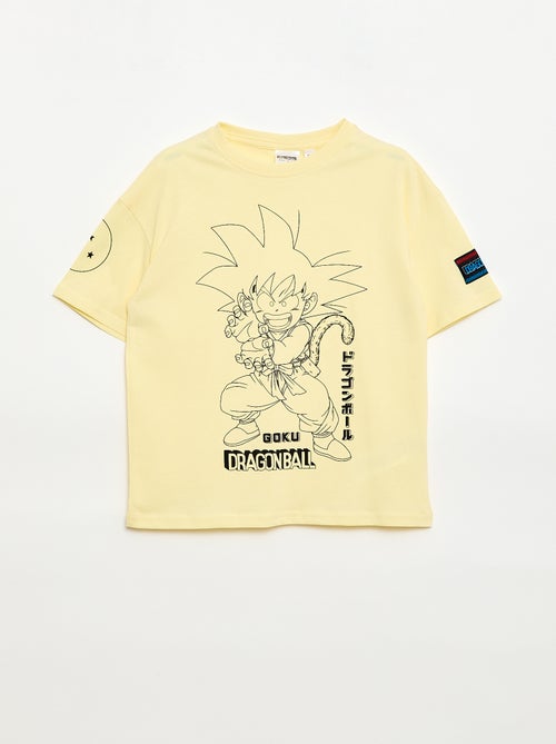 T-shirt à manches courtes imprimé 'Dragon ball Z' - Kiabi