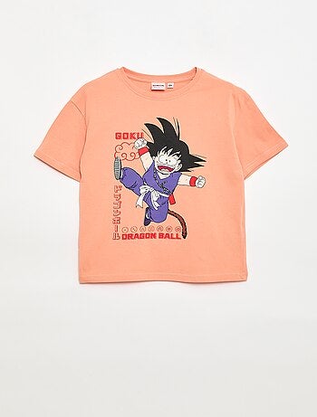 T-shirt à manches courtes imprimé 'Dragon ball Z'