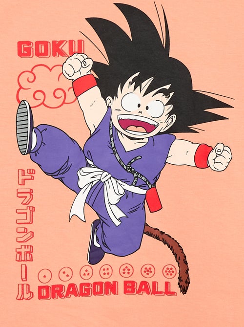 T-shirt à manches courtes imprimé 'Dragon ball Z' - Kiabi