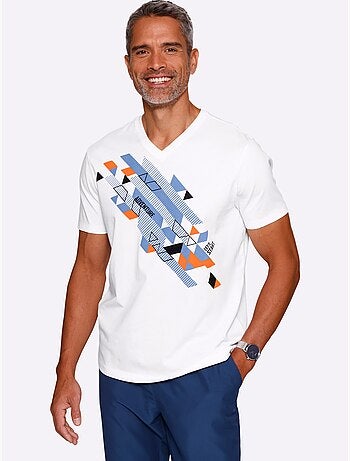 T-shirt à manches courtes imprimé graphique - moda vilona