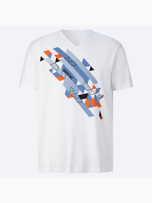 T-shirt à manches courtes imprimé graphique - moda vilona - Kiabi