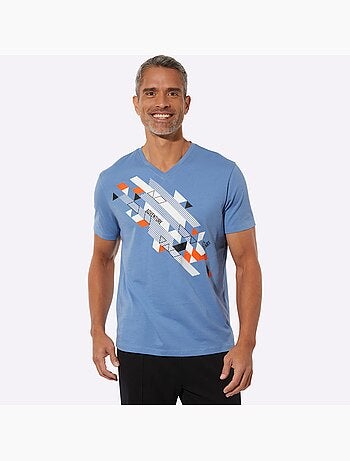 T-shirt à manches courtes imprimé graphique - moda vilona