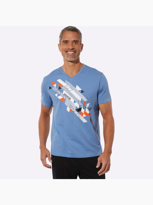 T-shirt à manches courtes imprimé graphique - moda vilona - Kiabi