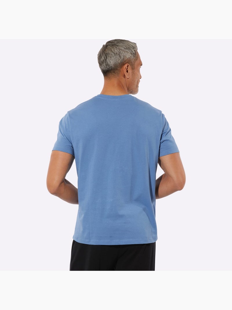 T-shirt à manches courtes imprimé graphique - moda vilona Bleu - Kiabi
